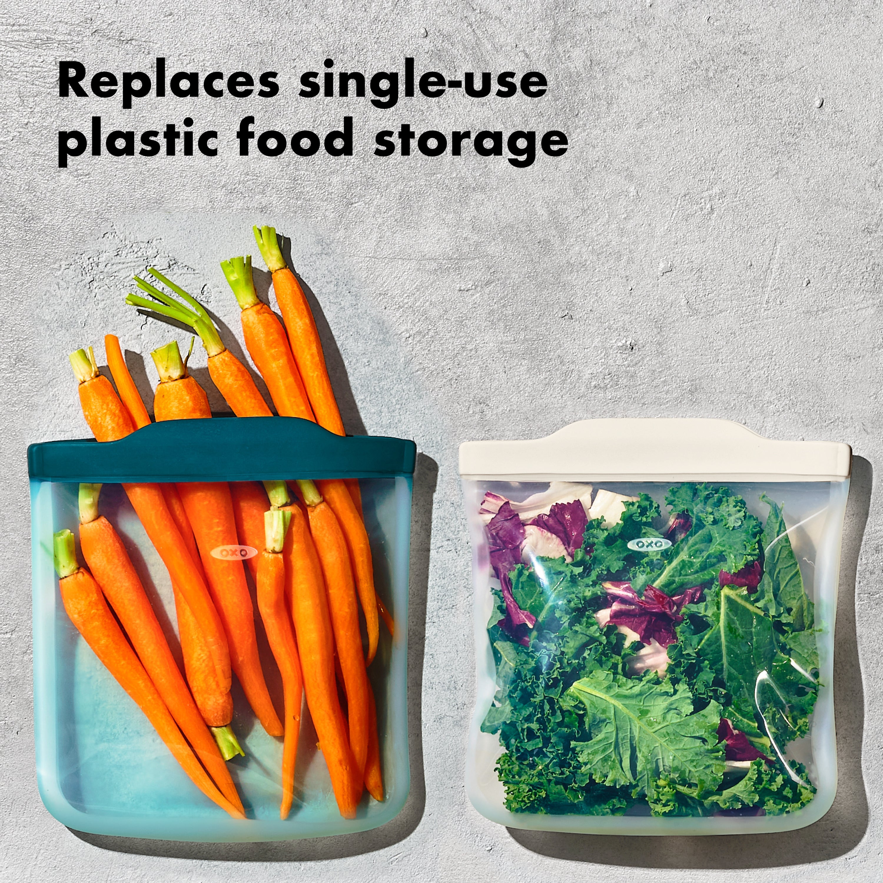 Silicone Reusable Bags 4 Piece Lunch Set Oat And Lagoon