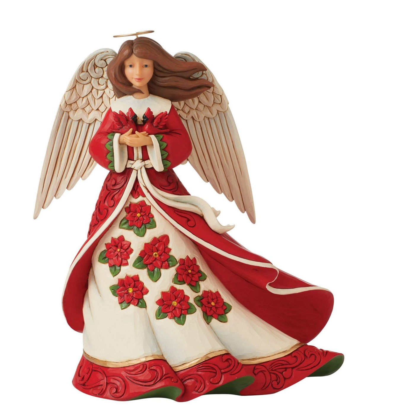 Holiday Peace Red Christmas Angel