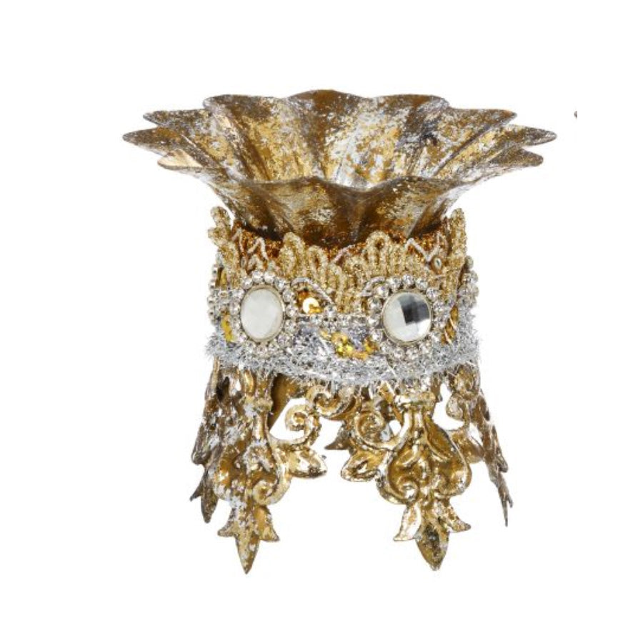 King's Jewels Elegant Ornament Pedestal 4"