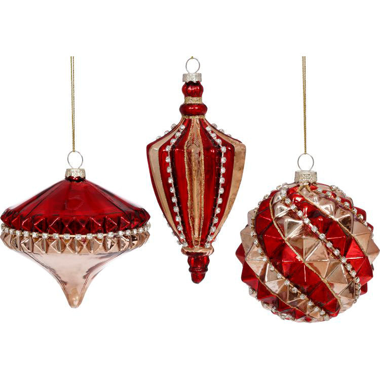 Moroccan Ornament 4 and 6" Set of 3