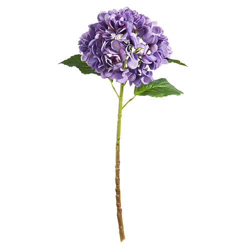 Real Touch Purple Hydrangea Stem 19"