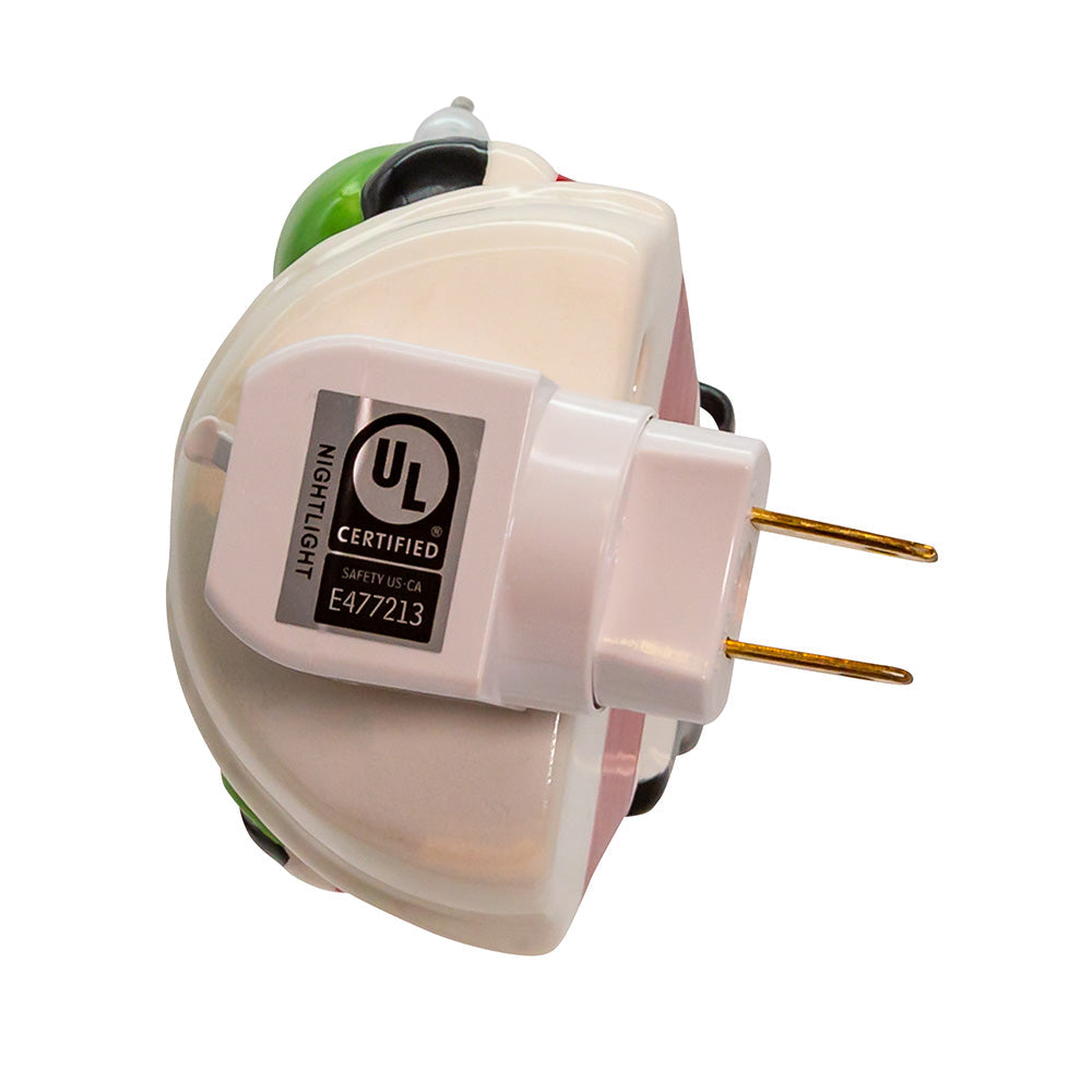 Ceramic Snowman With Bubble Light Night Light