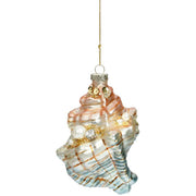 Jeweled Shell Ornament 5"