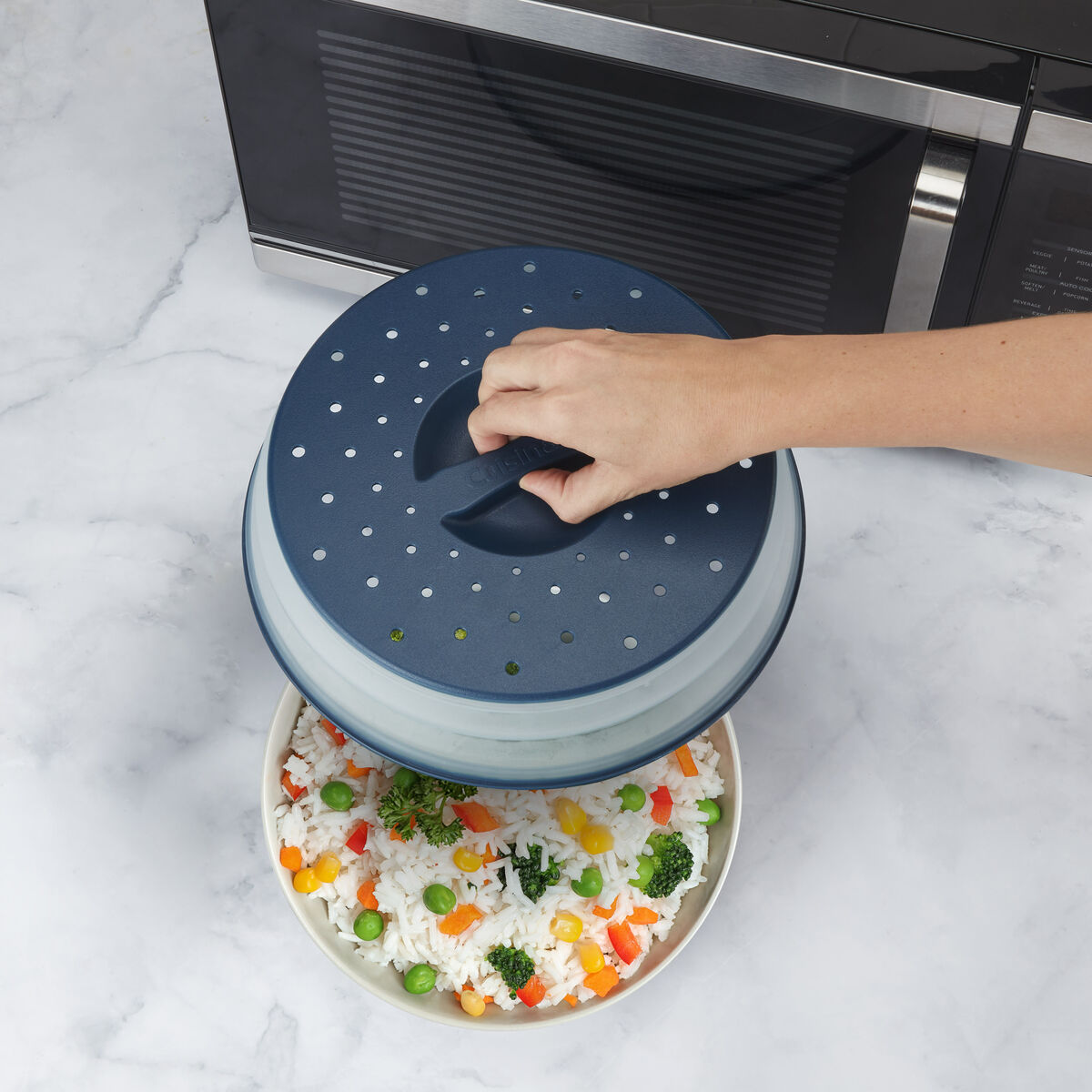 Collapsible Microwave Food Cover
