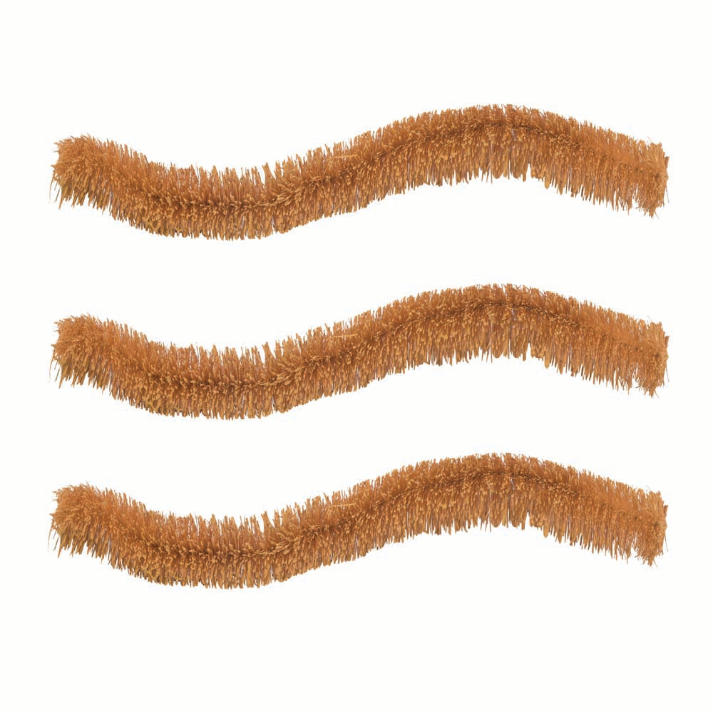 Flexible Sisal Hedge Rust Set of 3