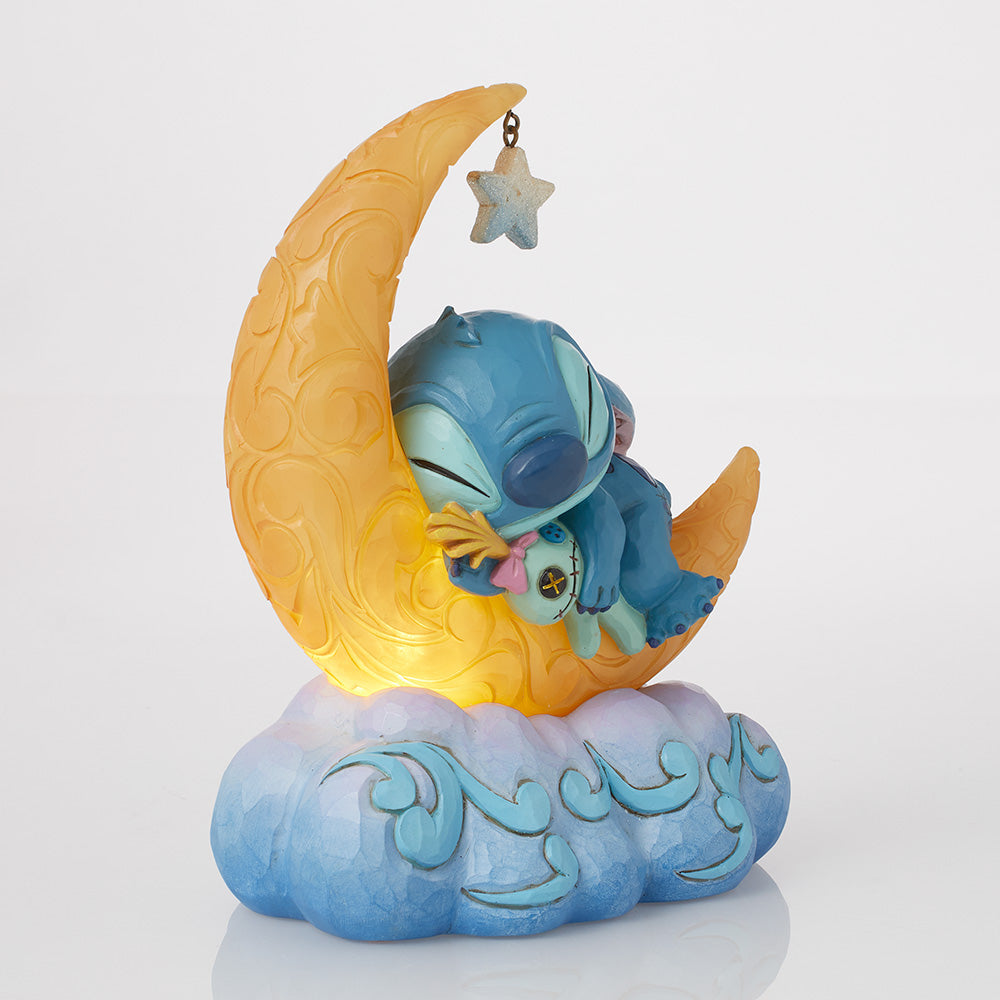 Sweet Dreams Stitch and Scrump on LED Moon