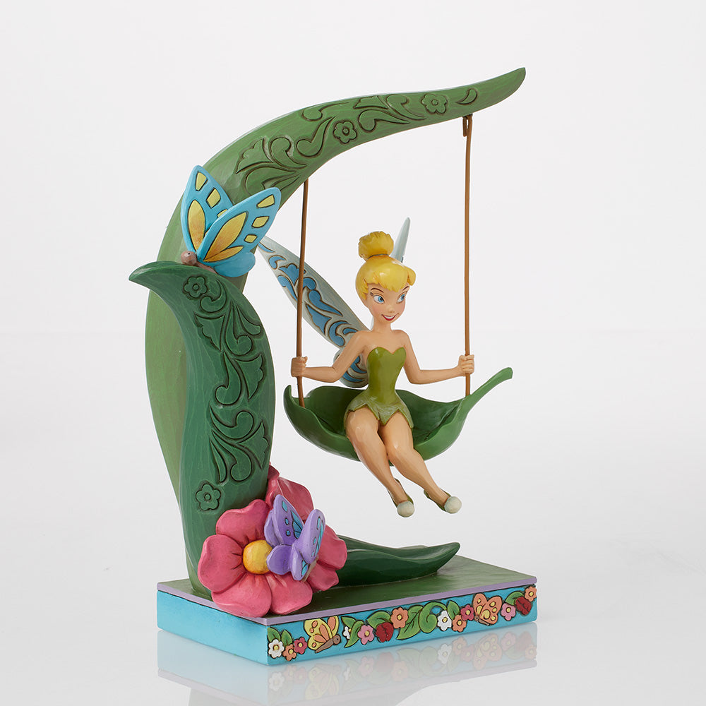 Suspended in Springtime Magic Tink Spring Swing
