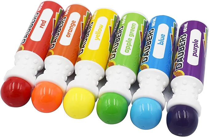 Bingo Dauber Pens Set of 6 Colors
