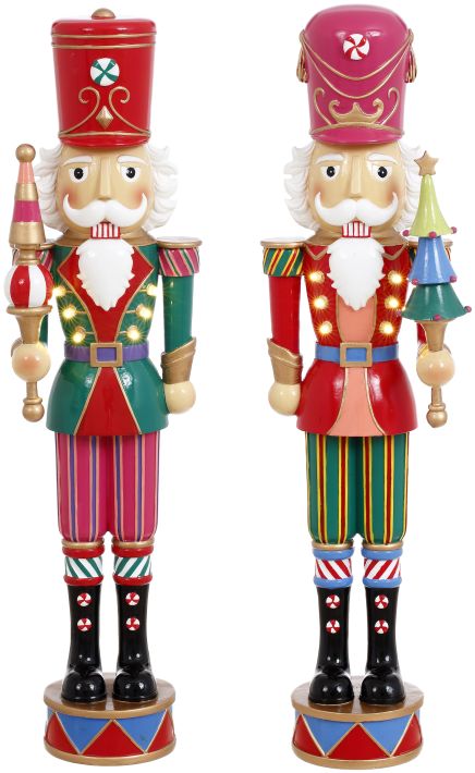 Color Dreams Christmas Nutcracker 18 Inches Set of 2