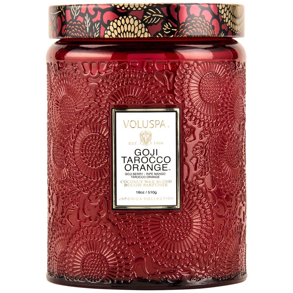 Goji Tarocco Orange Large Jar Candle 18oz