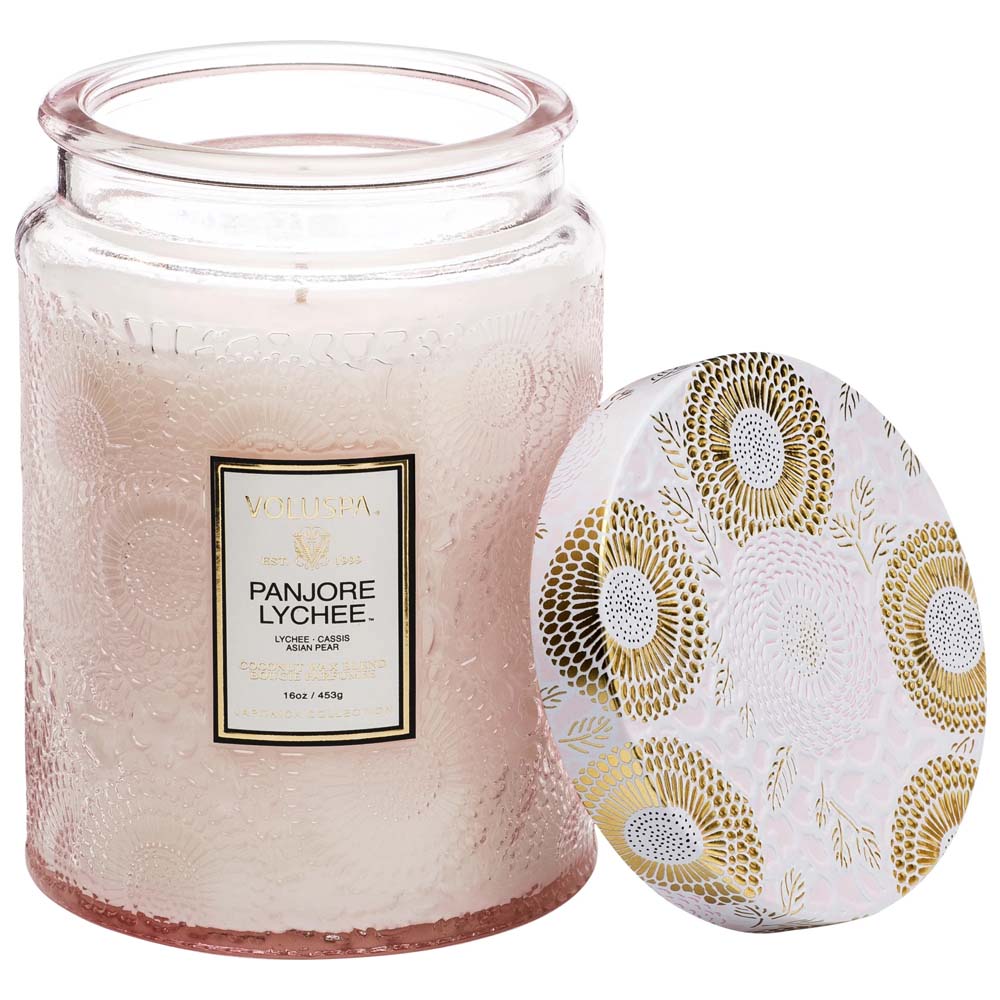 Panjore Lychee Large Jar Candle 18oz
