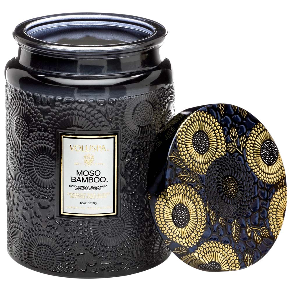 Moso Bamboo Large Jar Candle 18oz