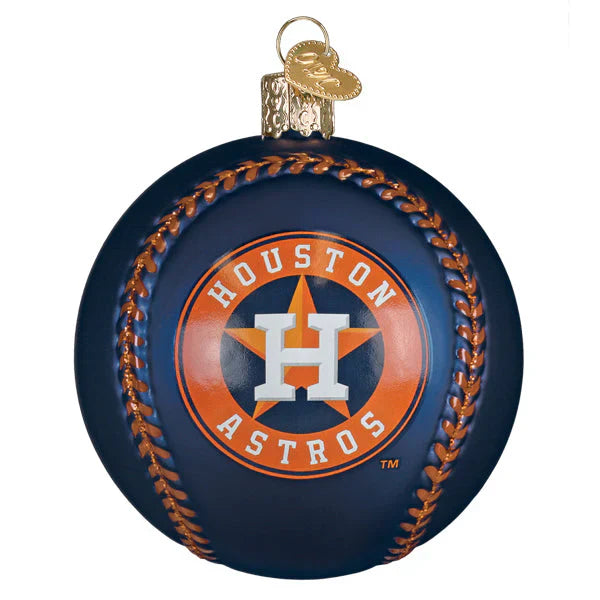 Astros Baseball Ornament