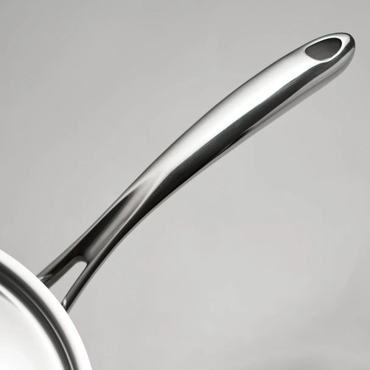 Tri-Ply Clad Stainless Steel Ceramic Nonstick Fry Pan Set with Lids 8 Inch and 10 Inch