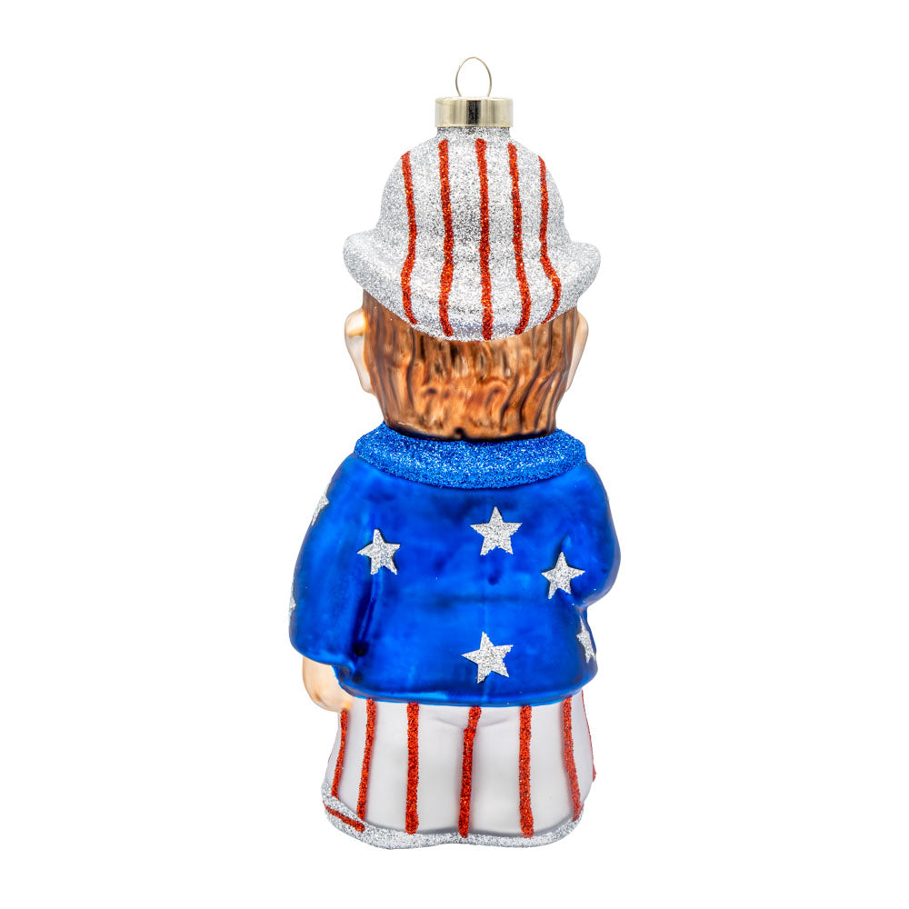 Patriotic Elton John Ornament