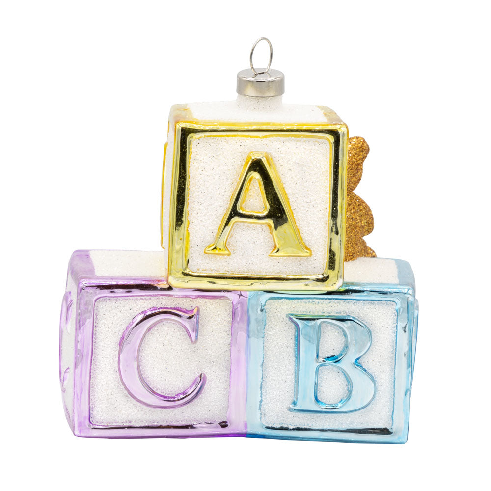 Baby Blocks Ornament