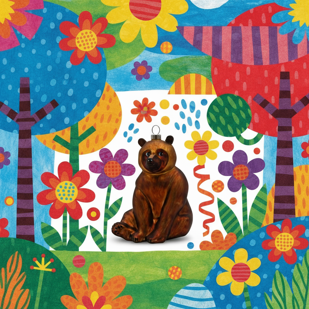 Eric Carle Brown Bear Ornament