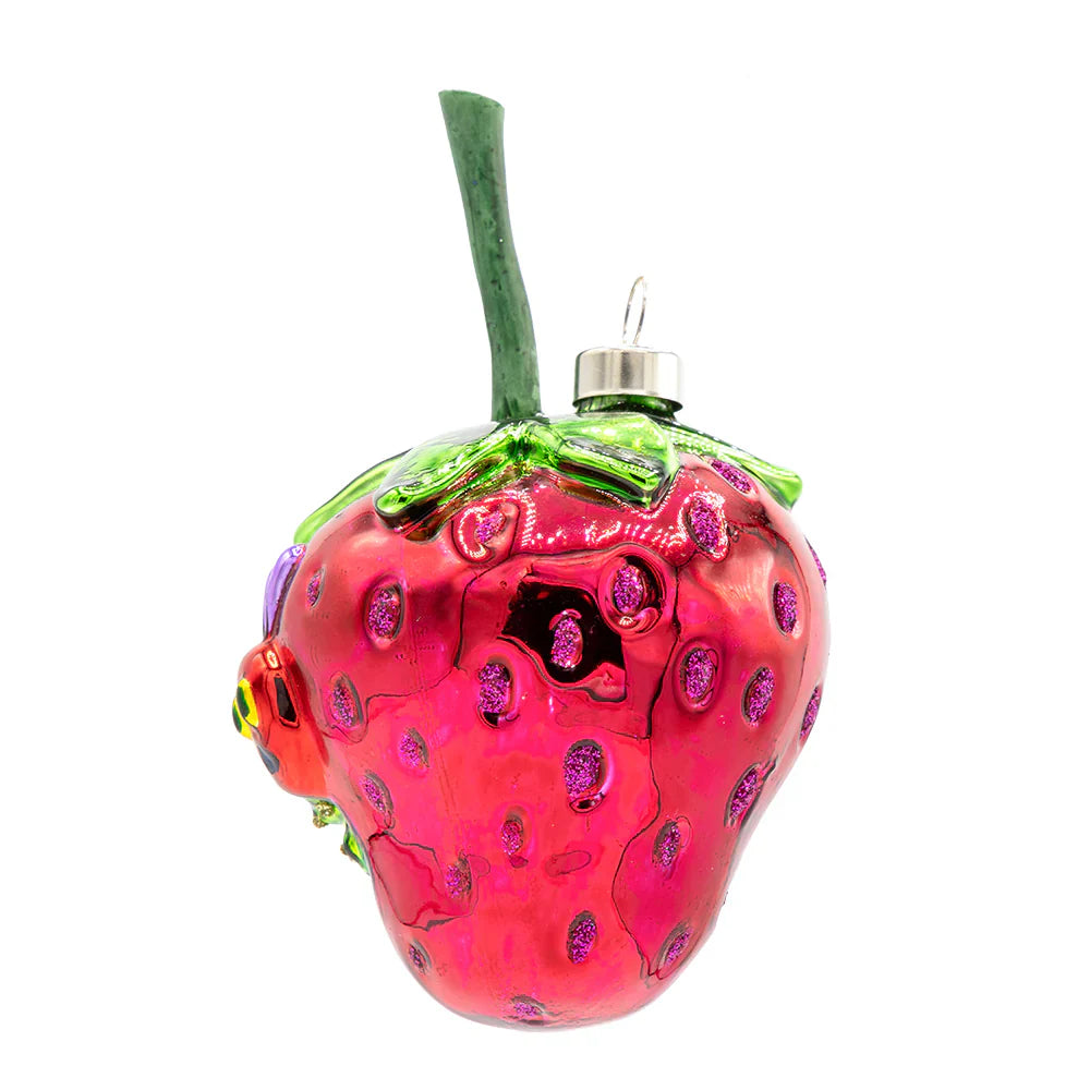 The Very Hungry Caterpillar with Strawberry Ornament