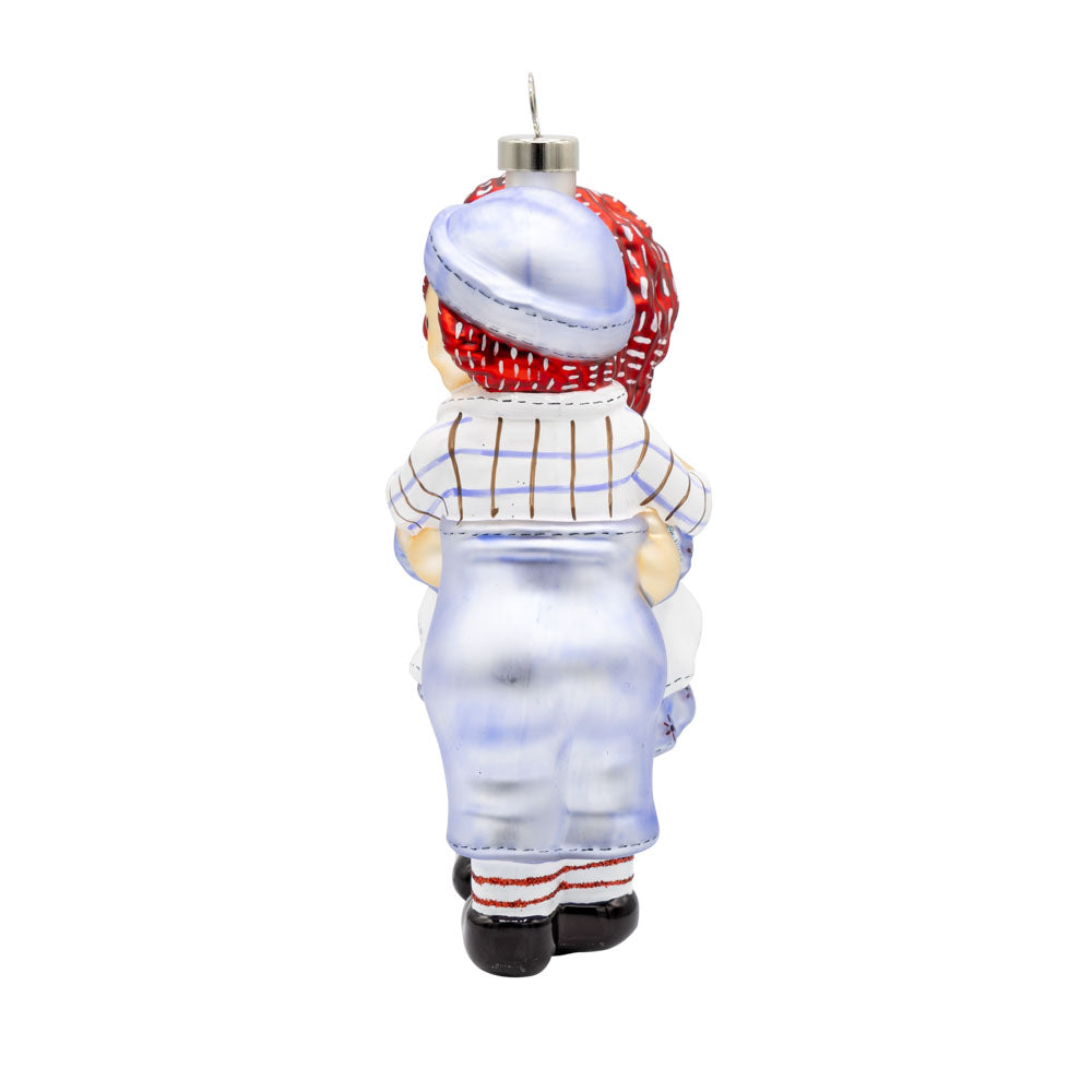 Raggedy Ann & Andy Holiday Hug Ornament