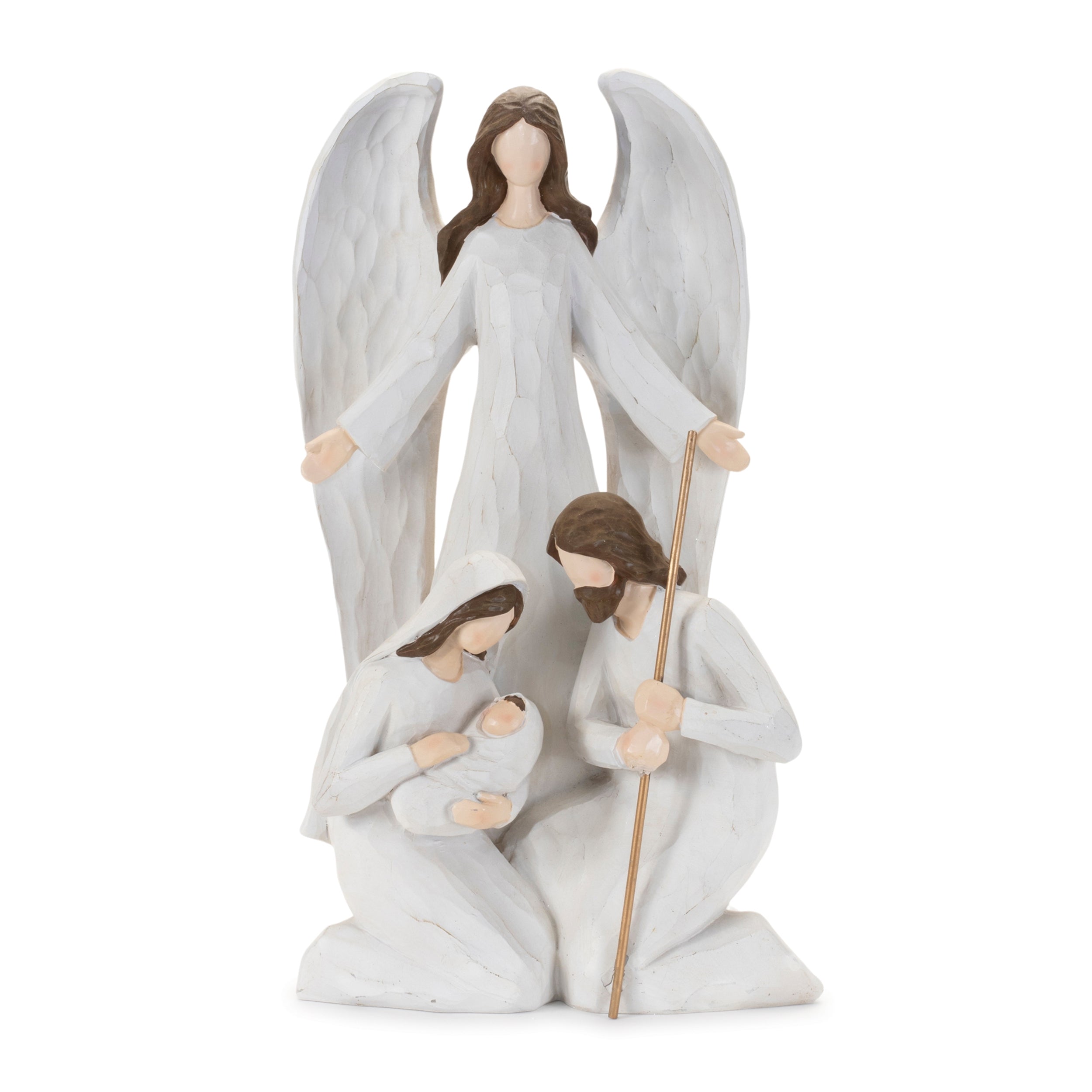 Holy Family with Angel 16"
