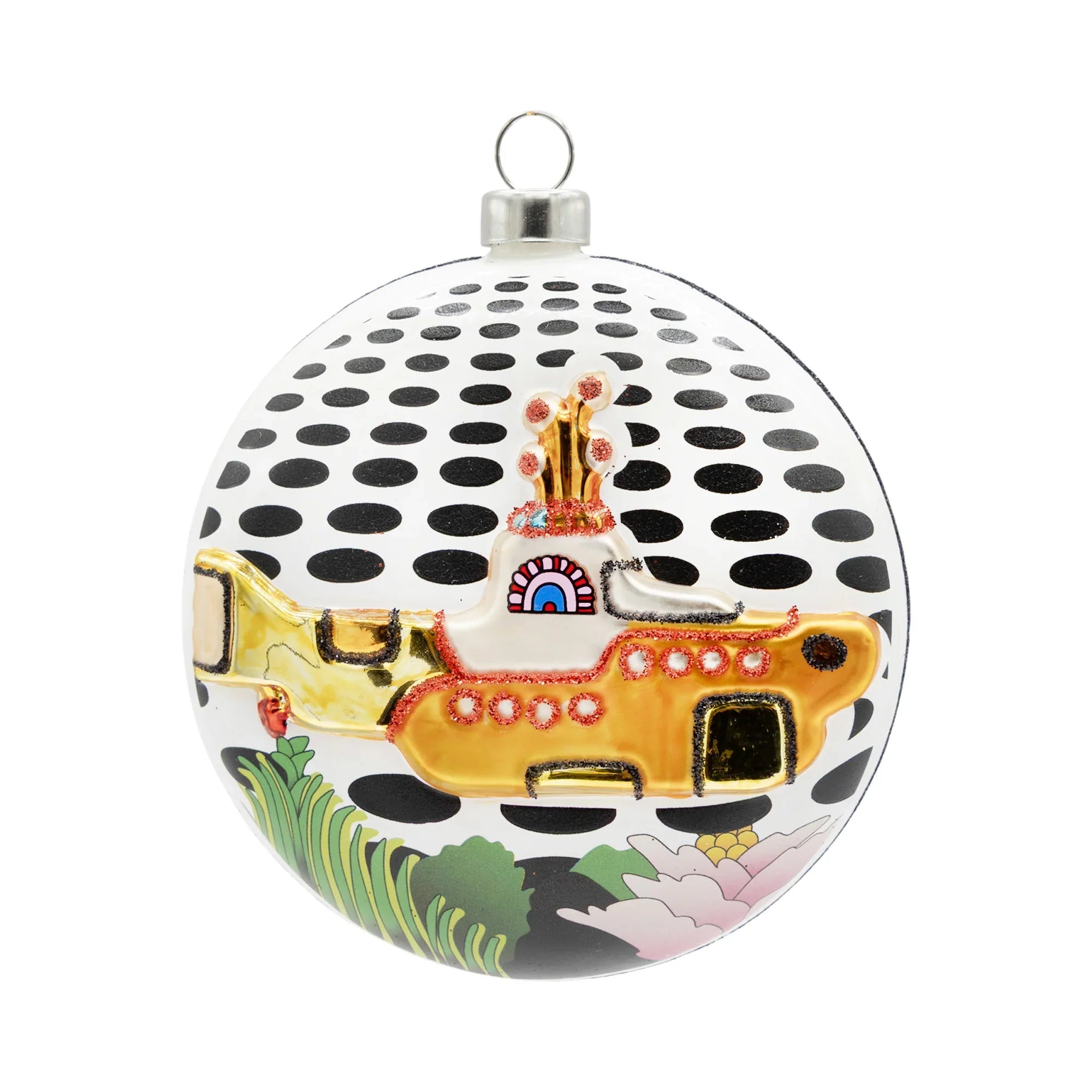 Beatles Yellow Submarine Disc Ornament