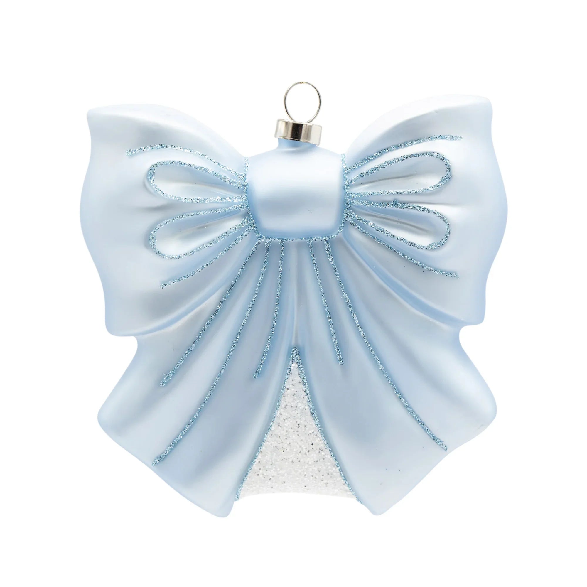 Baby Blue Bow Ornament