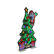 Santa and Tree EKKO Infinity Light 72"