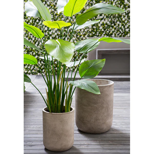 Fibre-Glass Faux Cement Planter 19 x 14"
