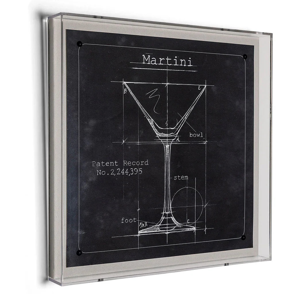 Typology of a Martini 20 x 20 Inches