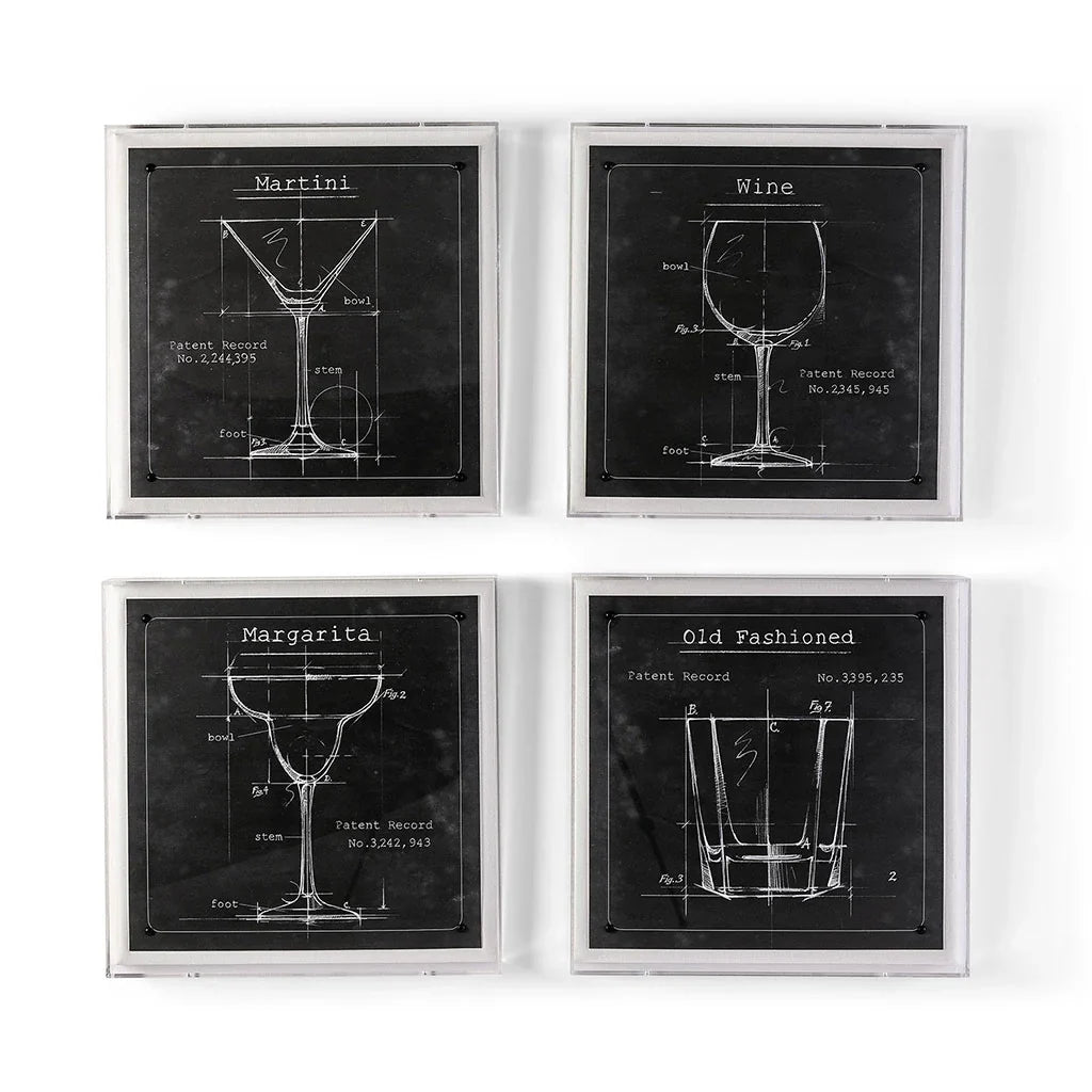 Typology of a Martini 20 x 20 Inches
