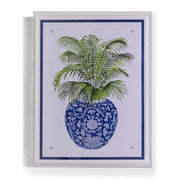 Blue Rosette Vase 26 x 20 Inches