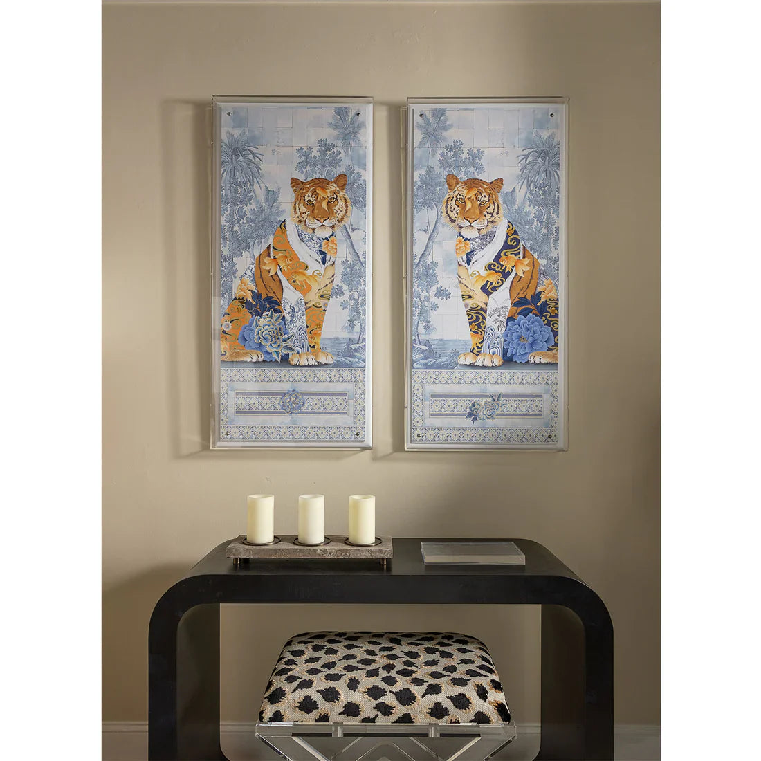 Tiger Right Panel 48 x 22 Inches