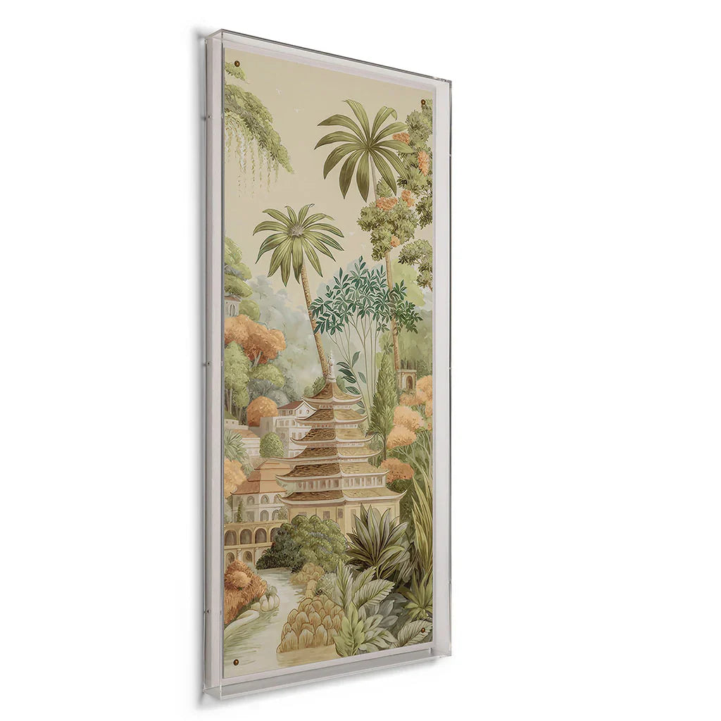 Teahouse I Panel 48 x 24 Inches