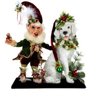 Cookies and Milk Elf with Dog 19.5" - Four Pieces Made - SOLD OUT