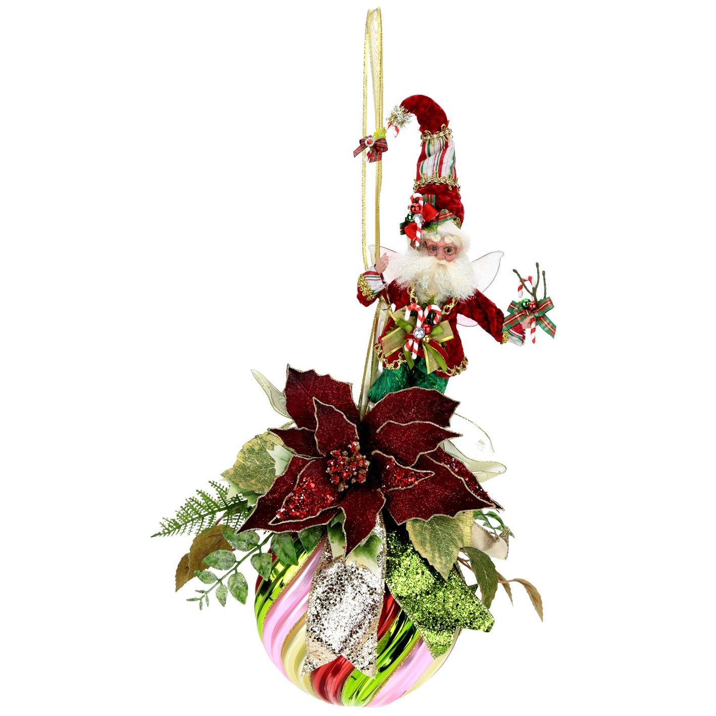 Grand Finial Candycane Fairy 20'' - Three Pieces Made - SOLD OUT