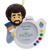 Bob Ross Picture Frame Resin Ornament 4.25"