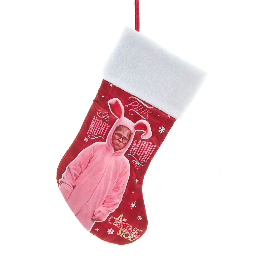 A Christmas Story Ralphie In Bunny Suit 19" Stocking