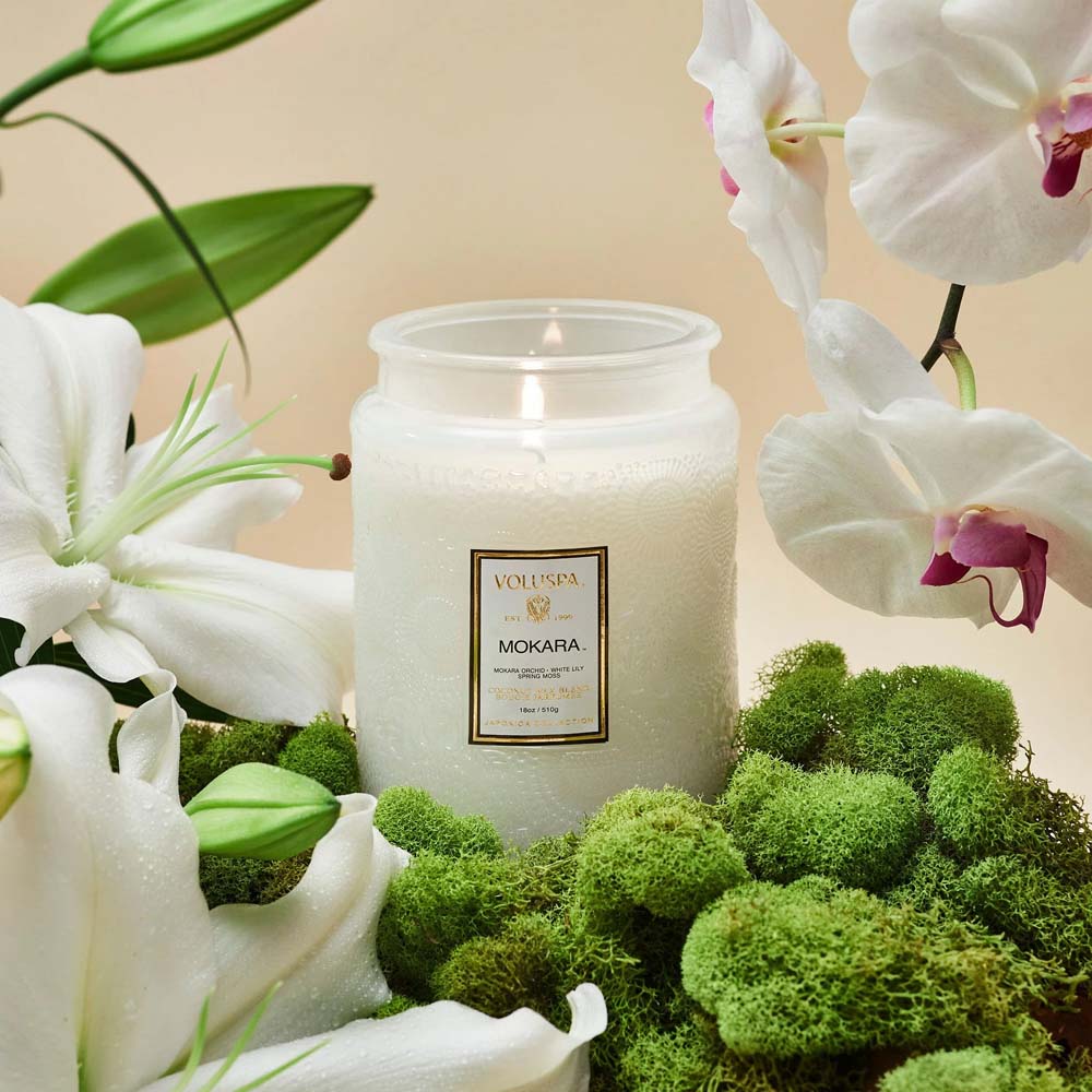 Mokara Large Jar Candle 18oz
