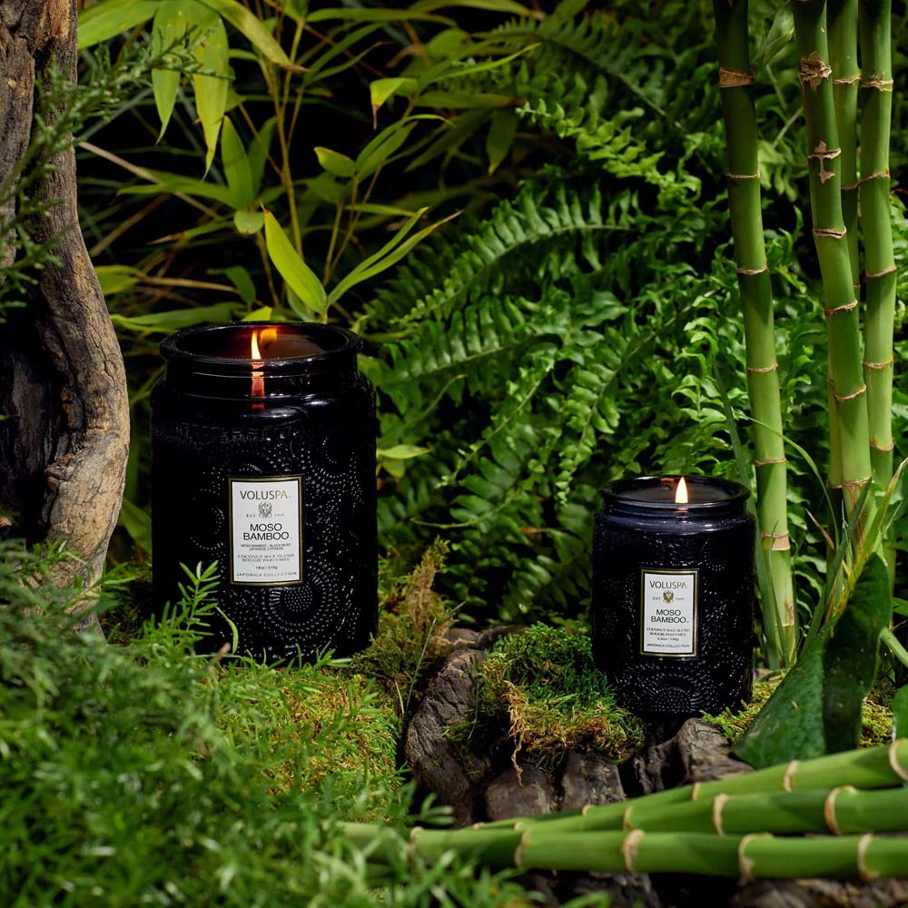 Moso Bamboo Large Jar Candle 18oz