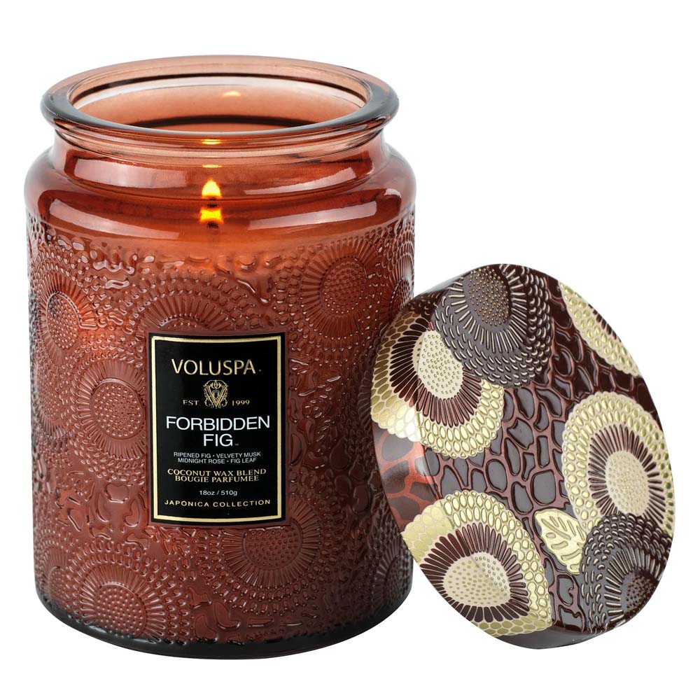 Forbidden Fig Large Jar Candle 18oz