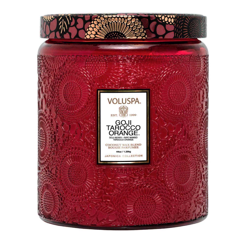 Goji Tarocco Orange Luxe Jar Candle 44oz