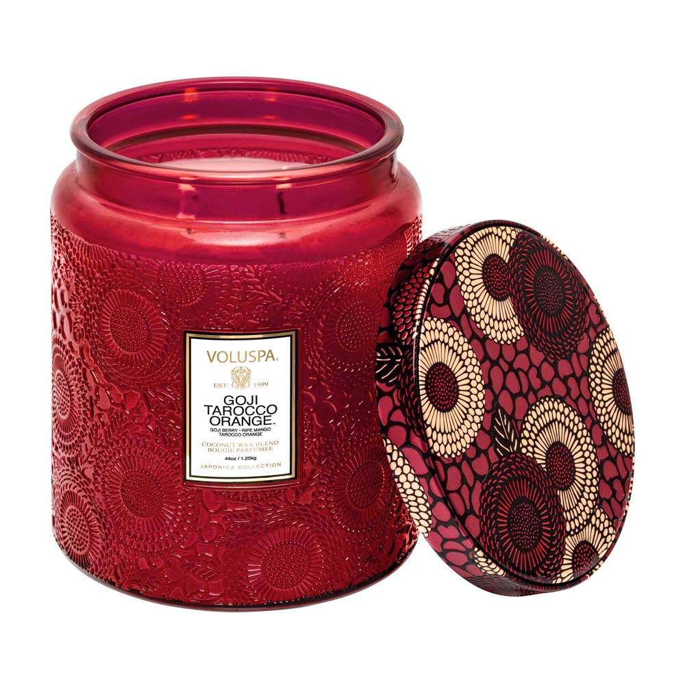 Goji Tarocco Orange Luxe Jar Candle 44oz