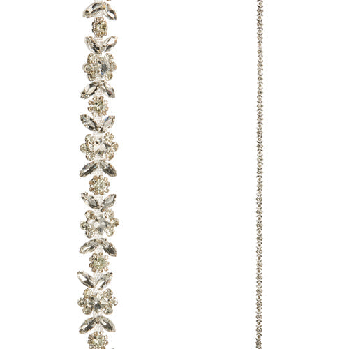 Clear Jeweled Garland 72 Inches