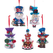 Alice Wonderland Character Box 4" Set of 5