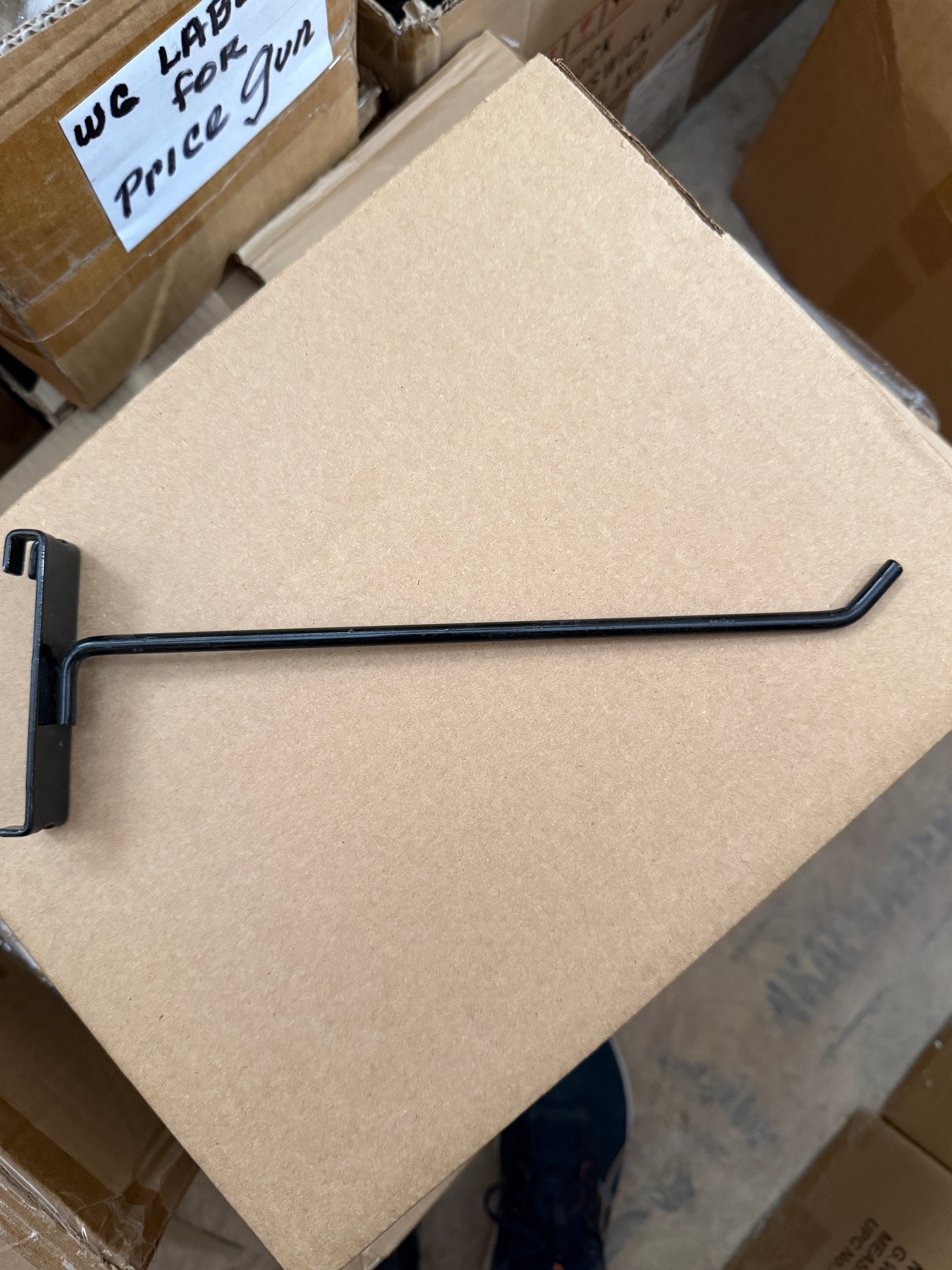Black Heavy Duty Grid Wall Hooks Set of 25