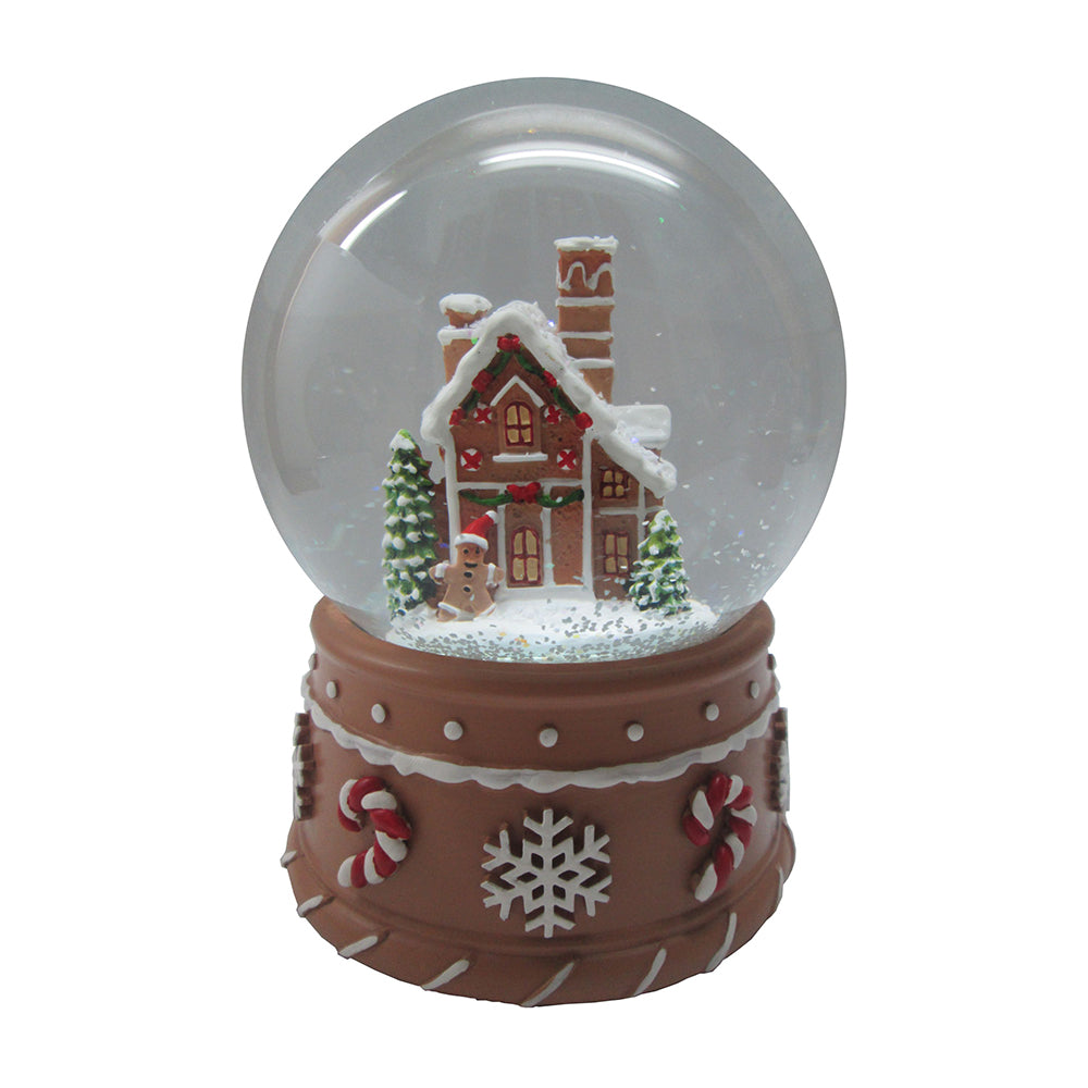 Gingerbread House Musical Water Globe 100MM