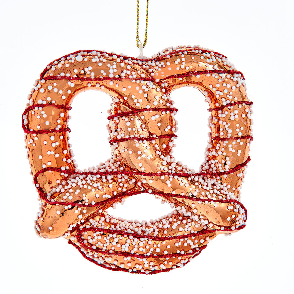 Pretzel Bread Ornament 4"