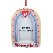 Mommy To Be Photo Frame Ornament 4.25"