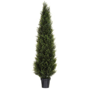 UV Light Protected Cedar Topiary in Planter's Pot 72"