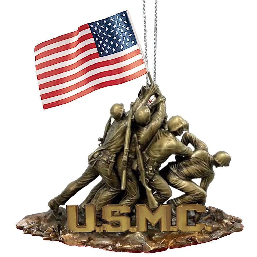 U.S. Marine Corps Iwo Jima Ornament 3.25"